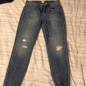 J. Crew boyfriend jeans